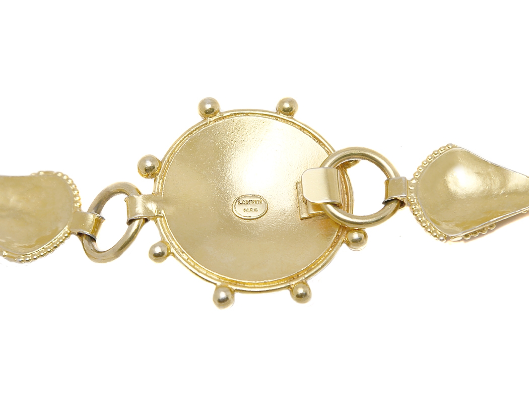 Золотистый пояс Lanvin