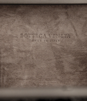 Чёрный клатч Bottega Veneta Knot