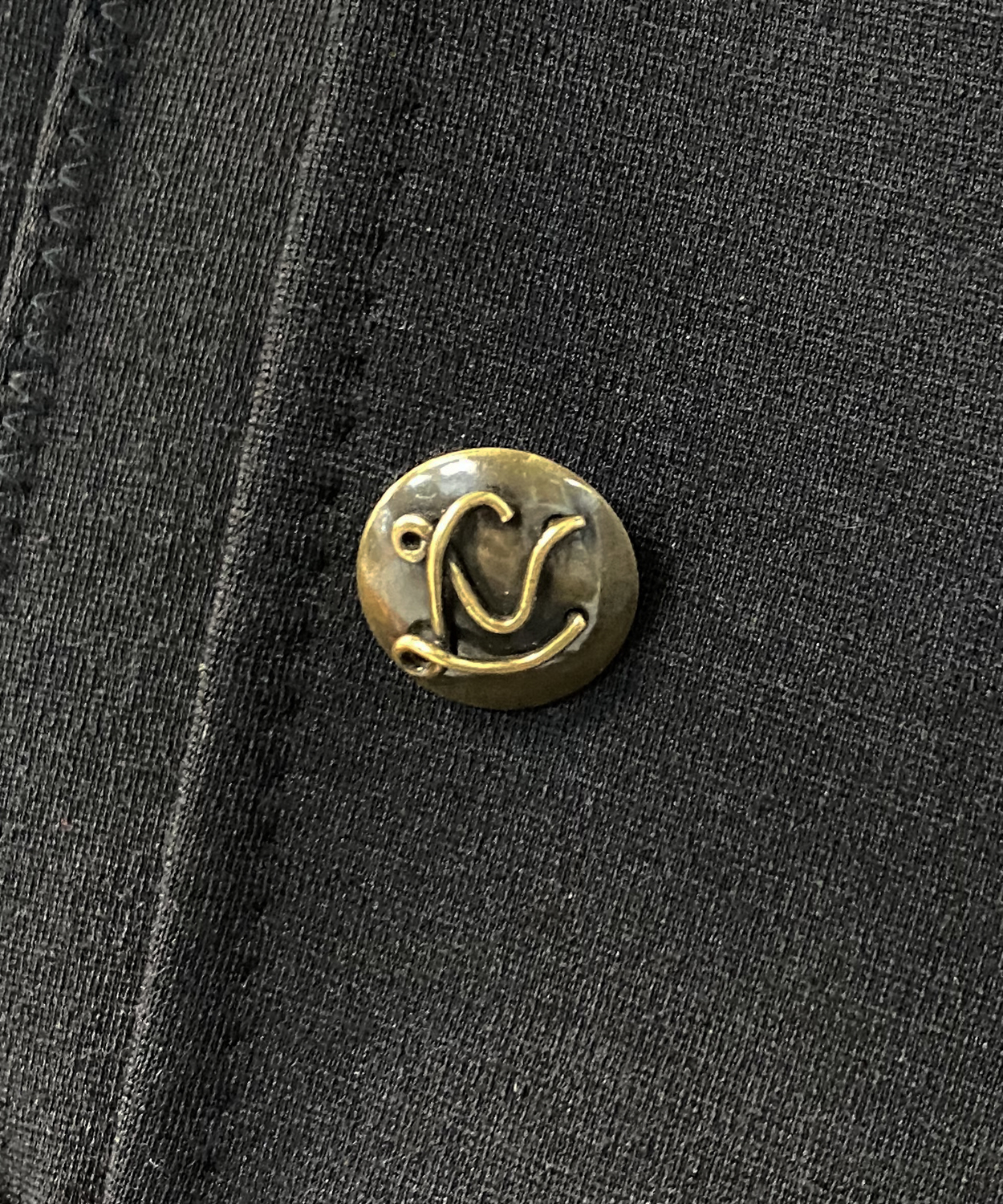 Чёрный костюм Louis Vuitton