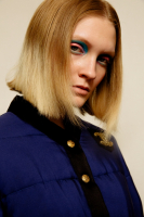 Стеганый шелковый бомбер Chanel