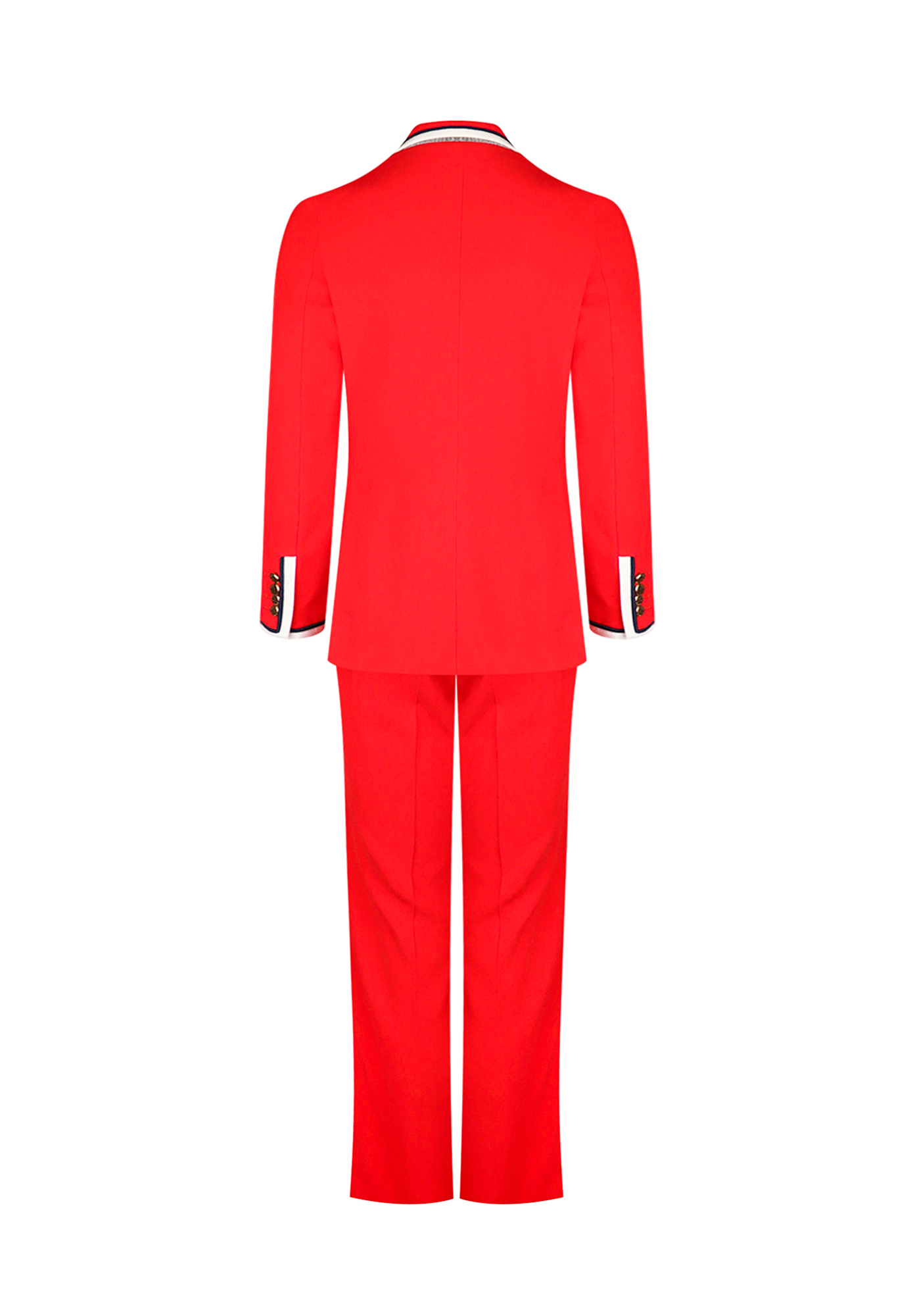 Костюм Gucci с черно-белой оторочкой