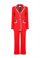 Костюм Gucci с черно-белой оторочкой