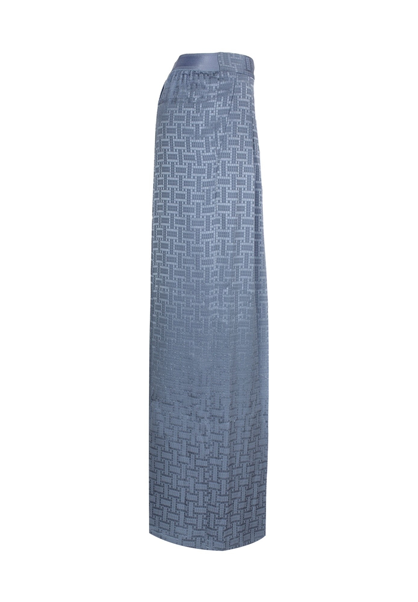 Шелковые серые брюки Hermès