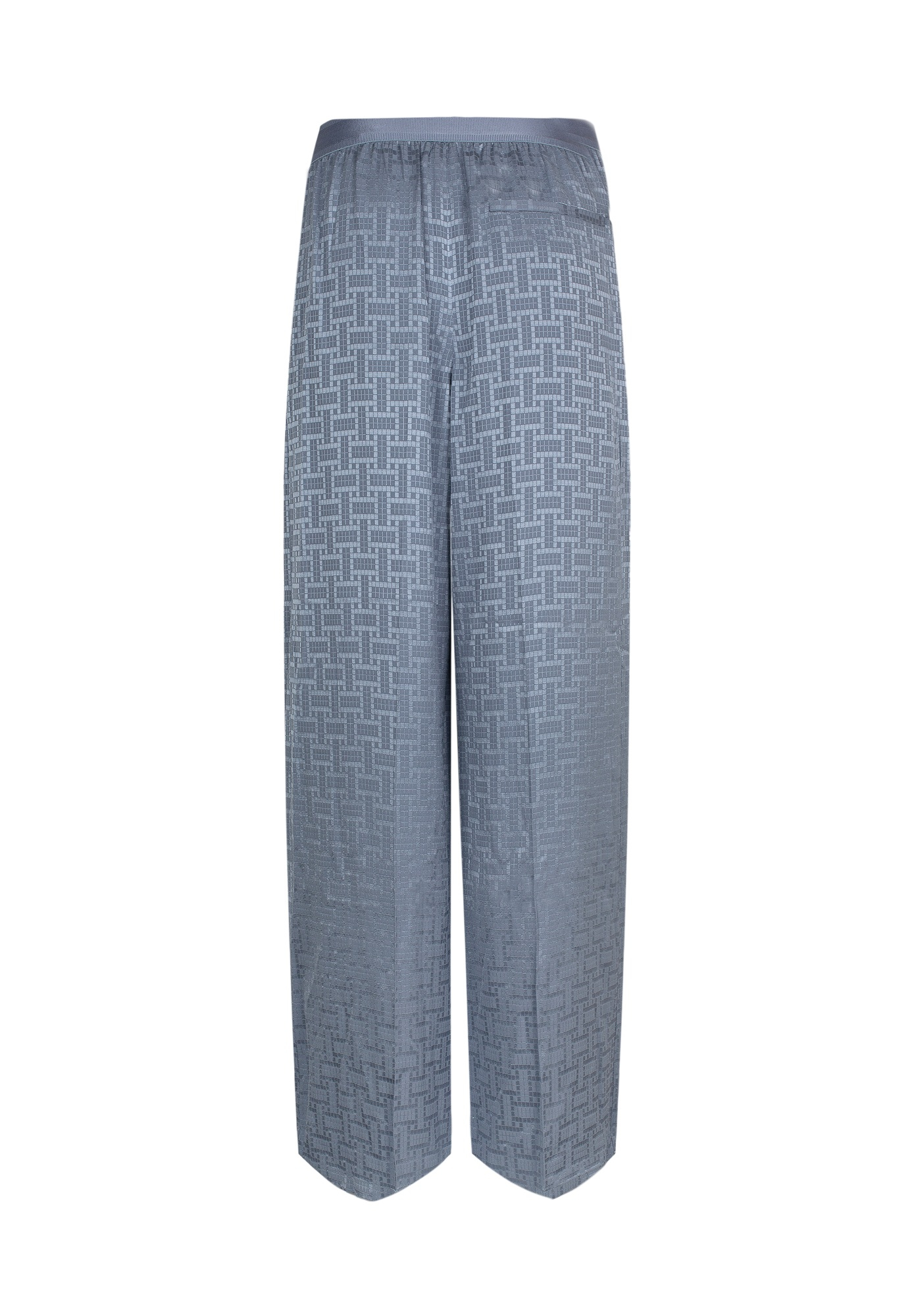 Шелковые серые брюки Hermès