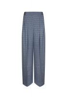 Шелковые серые брюки Hermès