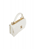 Белая сумка Chanel Trendy CC 