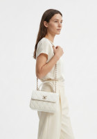 Белая сумка Chanel Trendy CC 