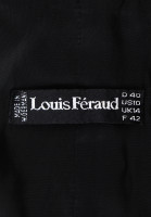 Черное платье Louis Féraud с ромбами