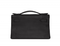 Сумка Hermès Kelly Pochette Black Doblis Suede