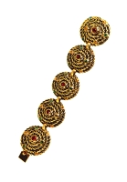 Браслет с разноцветными кристаллами