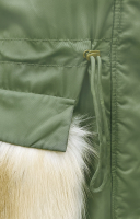 Зеленый пуховик Ermanno Scervino