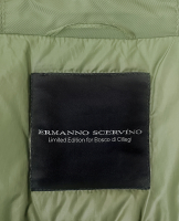 Зеленый пуховик Ermanno Scervino