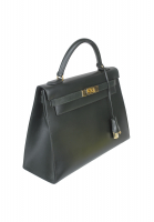 Сумка Hermès Kelly 32 Vert Fonce Box