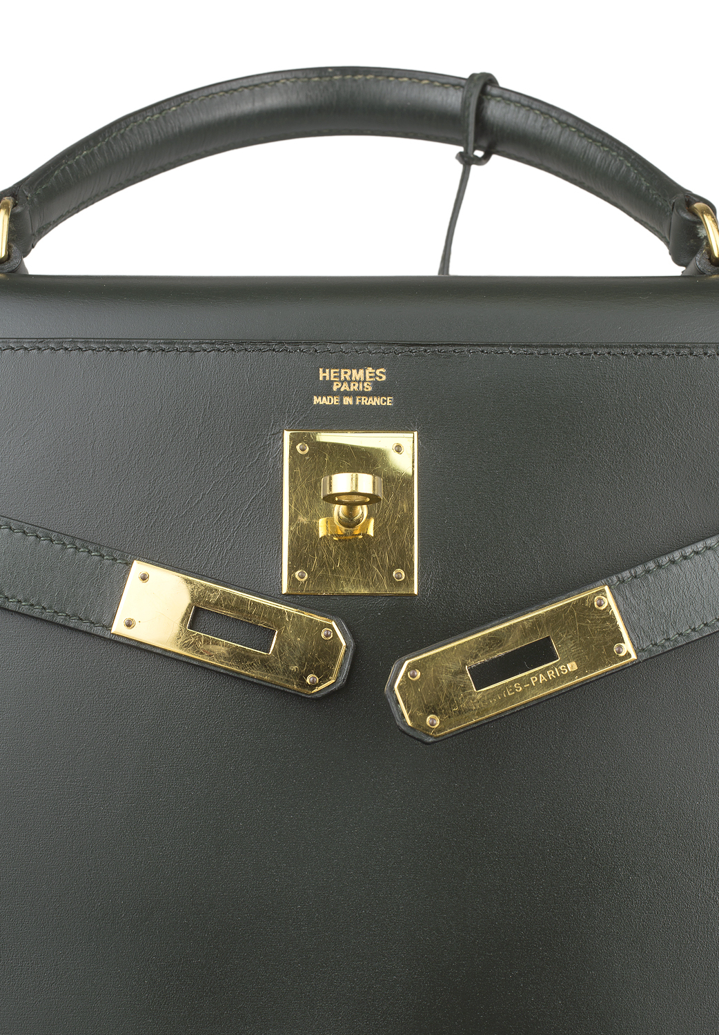 Сумка Hermès Kelly 32 Vert Fonce Box