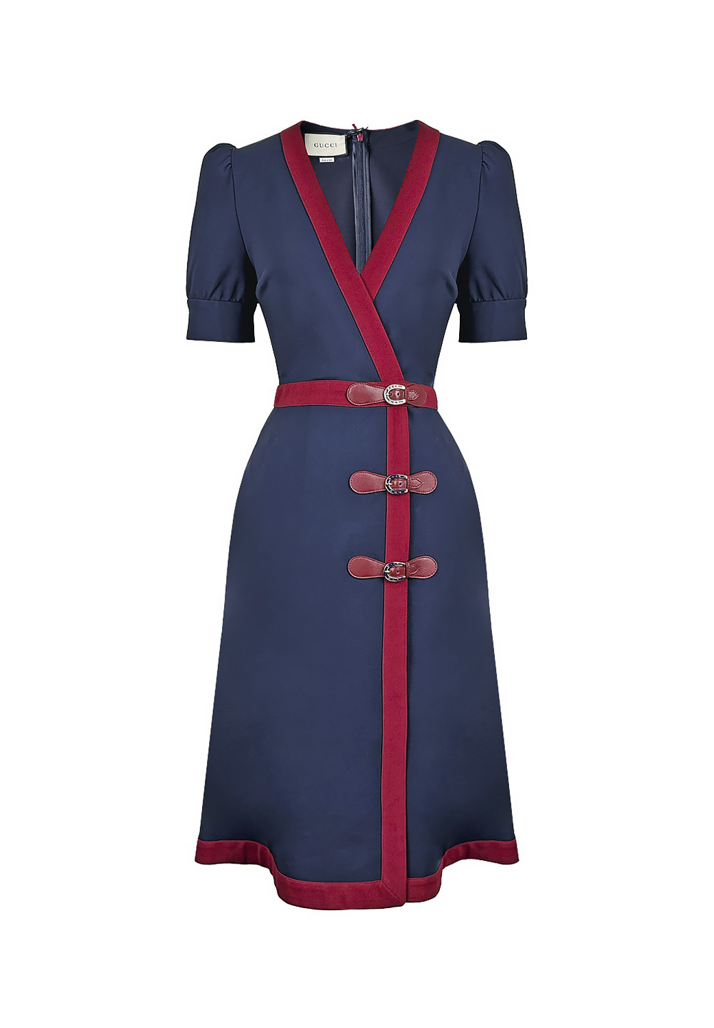 Платье Gucci с пряжками-подковами