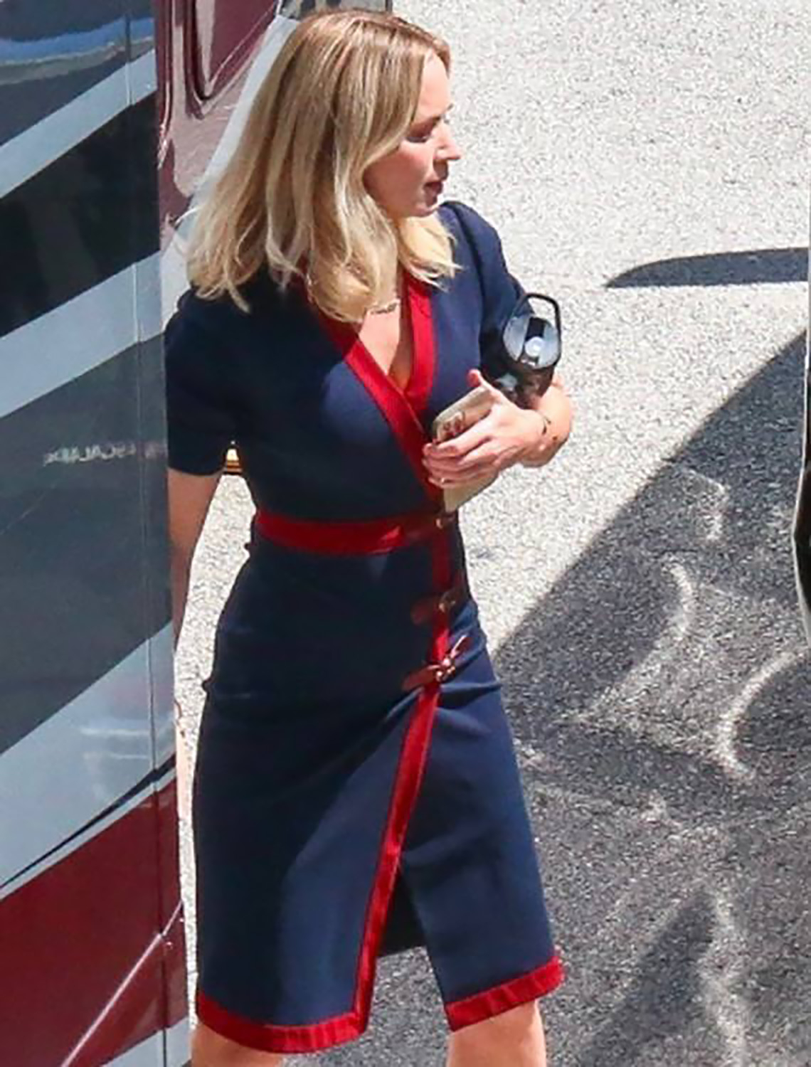 Платье Gucci с пряжками-подковами