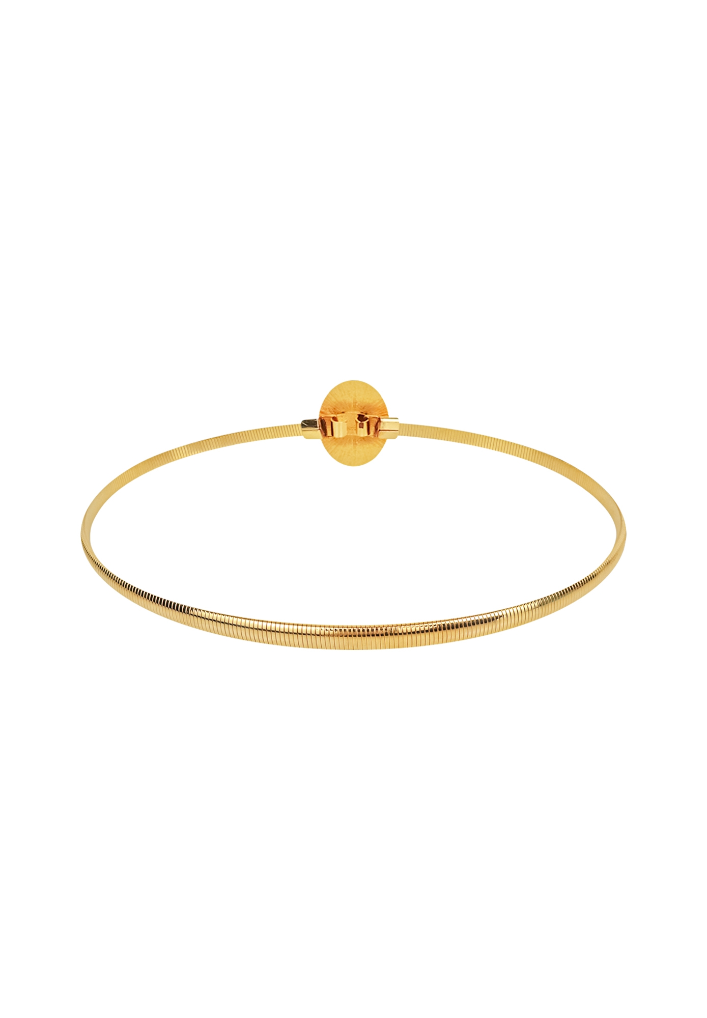 Пояс Christian Dior с овальной застежкой-логотипом