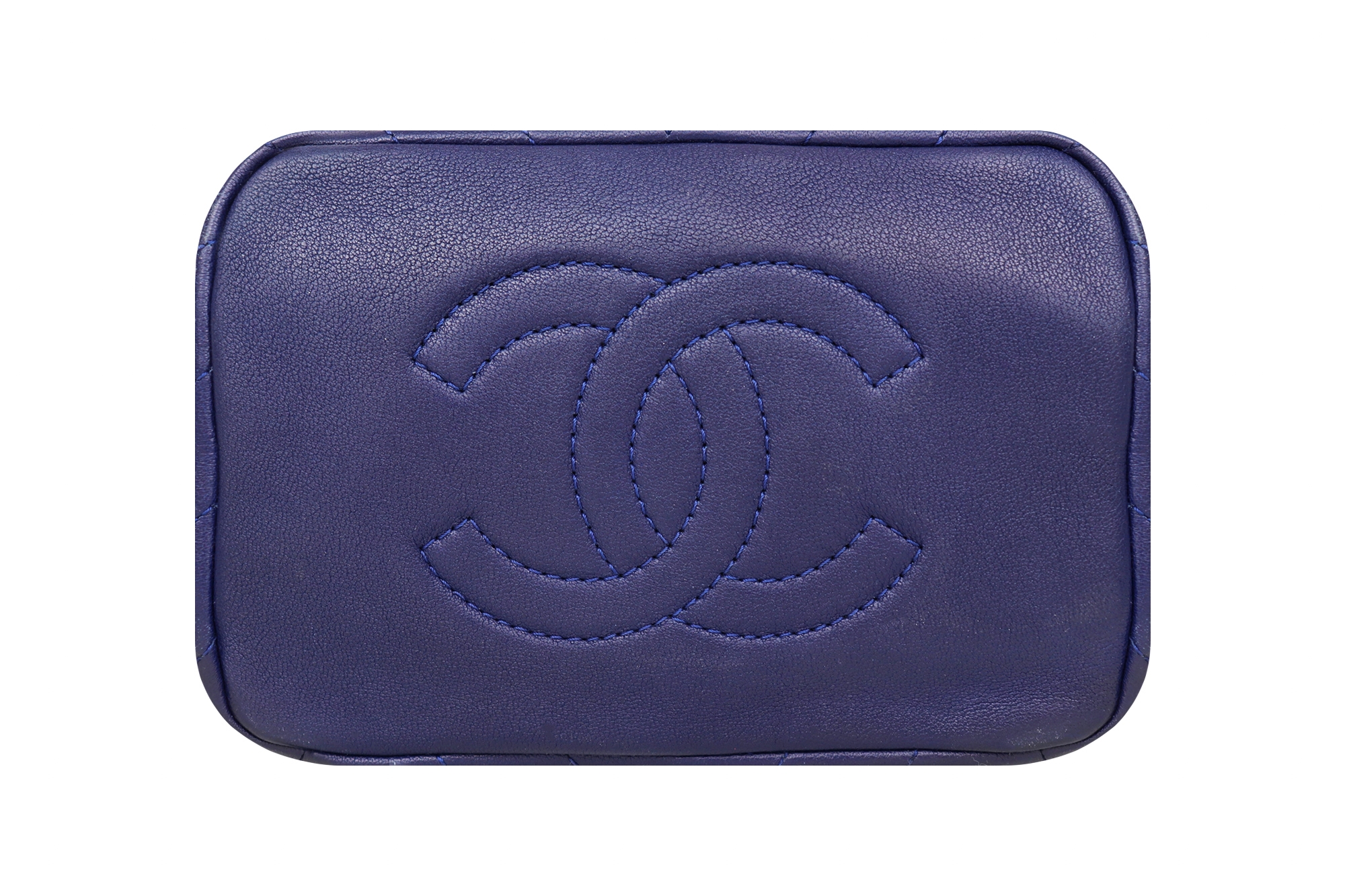 Синий рюкзак Chanel Chevron Mini Urban Spirit