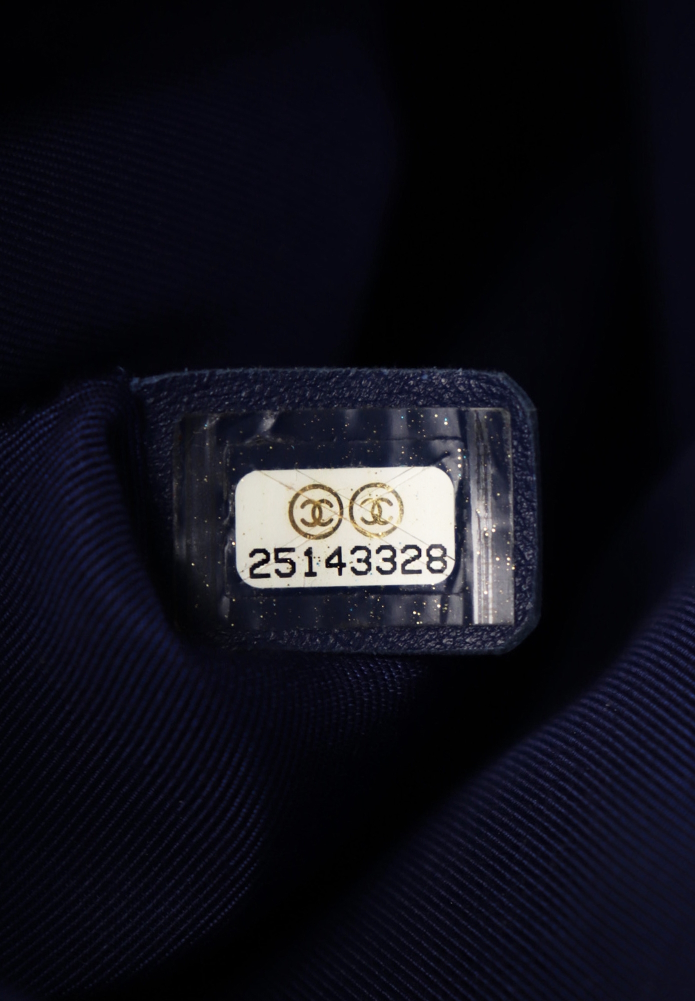 Синий рюкзак Chanel Chevron Mini Urban Spirit