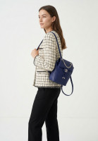 Синий рюкзак Chanel Chevron Mini Urban Spirit