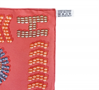 Шелковый платок Hermès Kelly en Perles