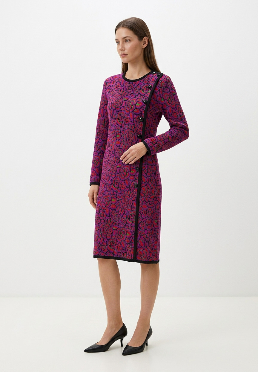 Фиолетовое платье Yves Saint Laurent