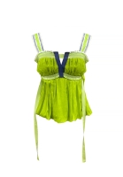 Зеленый топ Alberta Ferretti