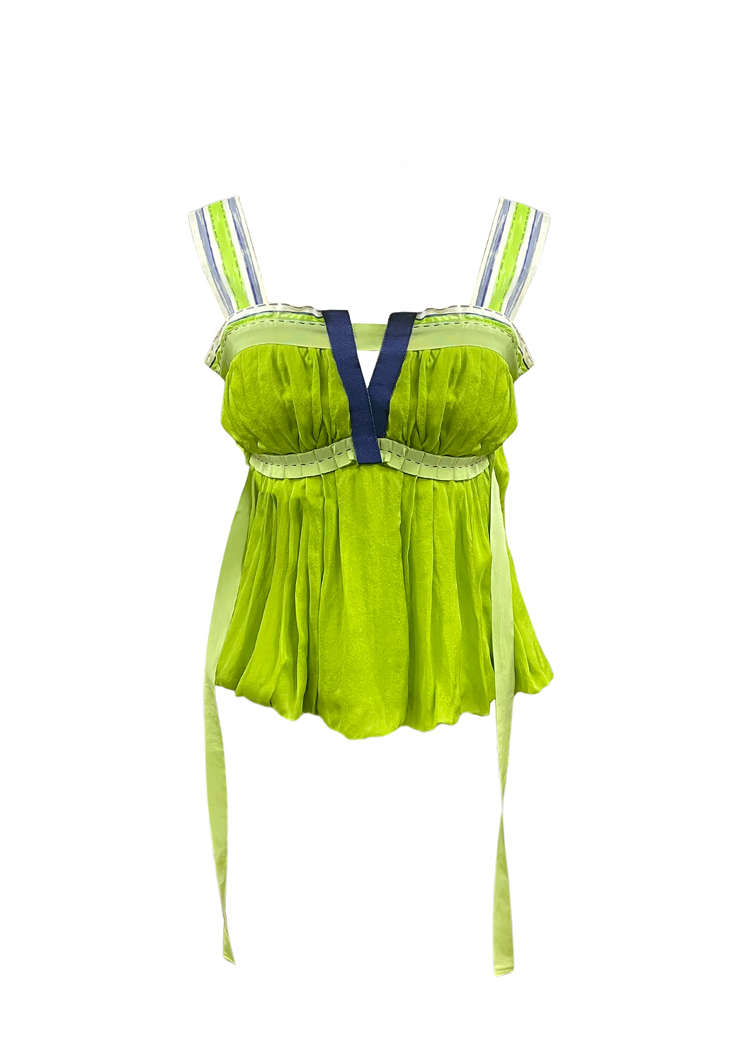 Зеленый топ Alberta Ferretti