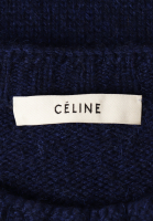Асимметричный свитер Céline с черной оторочкой