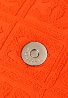 Оранжевая сумка Chanel Terry Cloth Sport Line Flap