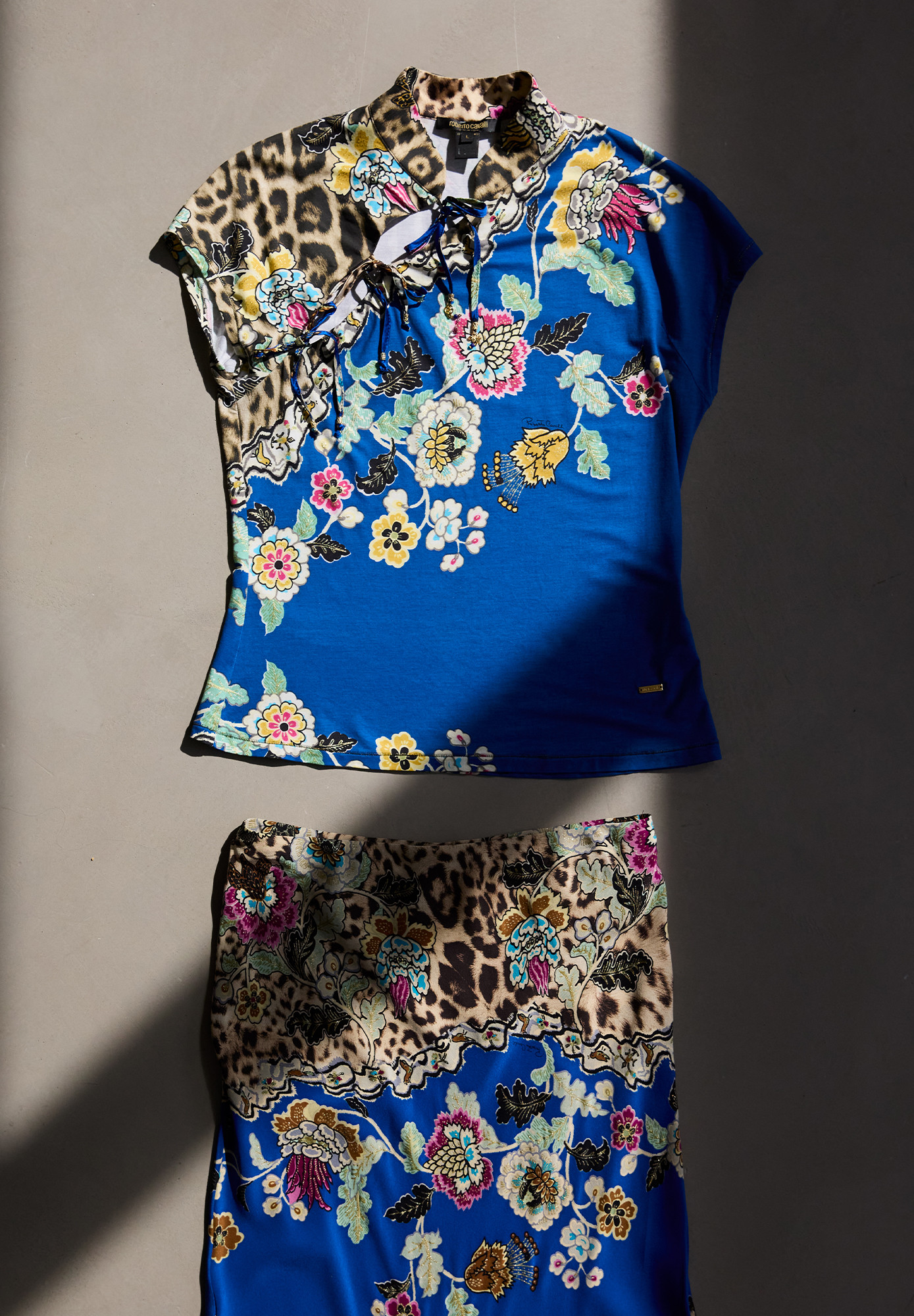 Синий комплект Roberto Cavalli