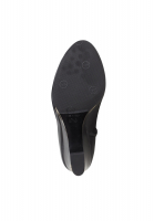 Черные ботильоны Chanel на танкетке