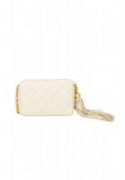 Кремовая сумка Chanel Tassel Camera Bag