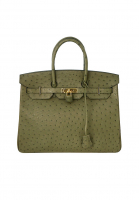 Сумка Hermès Birkin 35 из кожи страуса