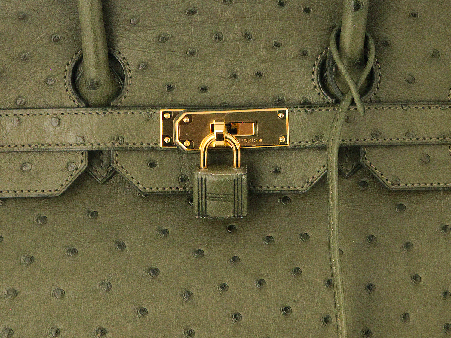 Сумка Hermès Birkin 35 из кожи страуса