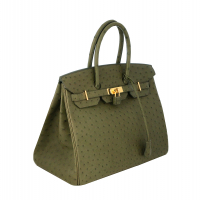 Сумка Hermès Birkin 35 из кожи страуса