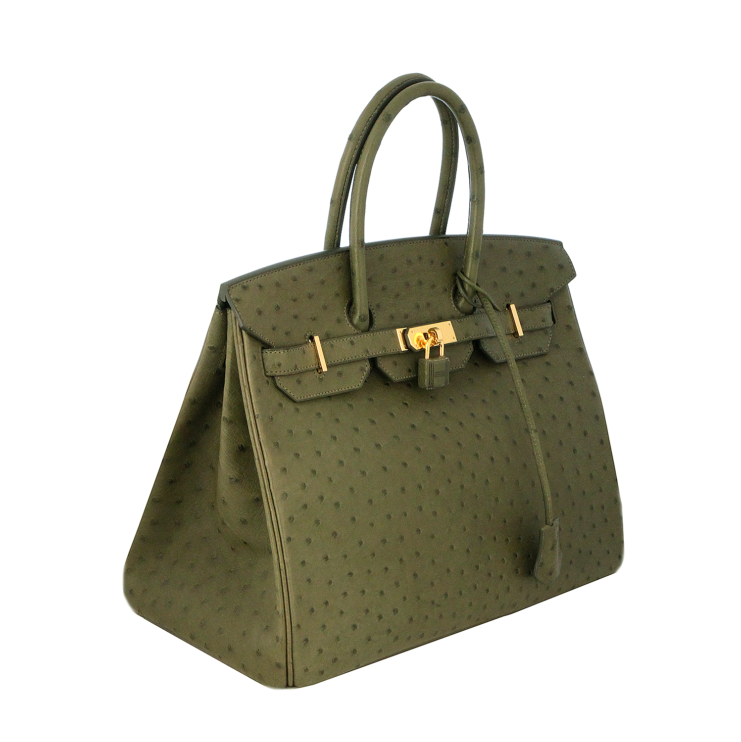 Сумка Hermès Birkin 35 из кожи страуса