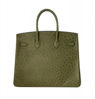Сумка Hermès Birkin 35 из кожи страуса