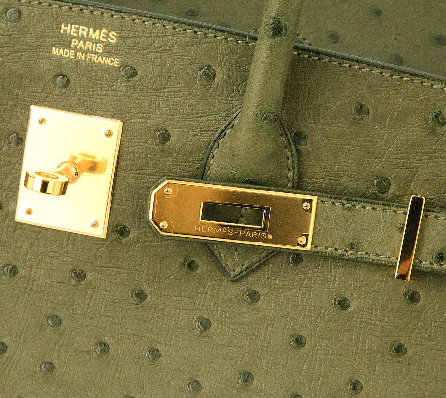 Сумка Hermès Birkin 35 из кожи страуса