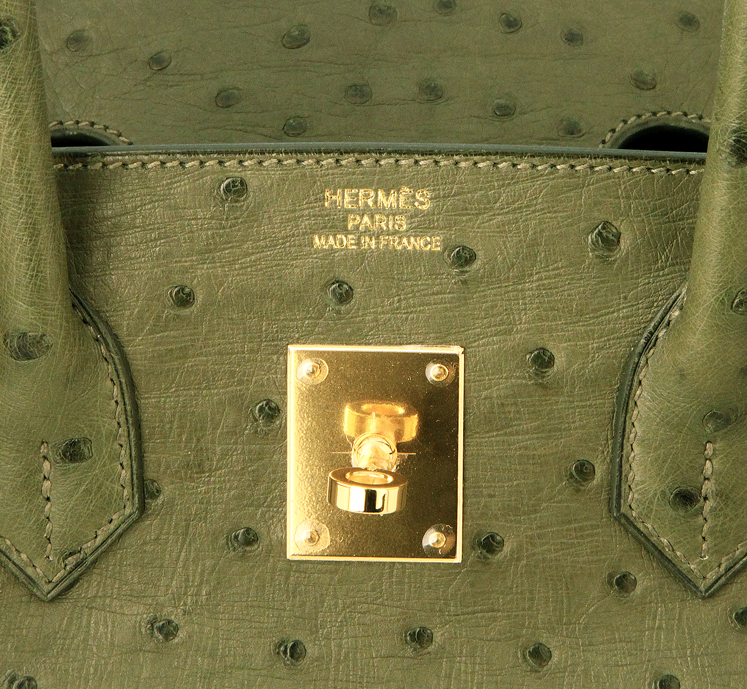 Сумка Hermès Birkin 35 из кожи страуса