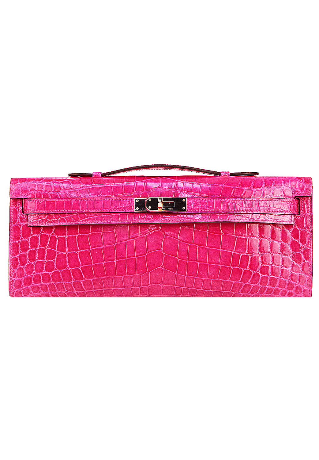 Клатч Hermès Kelly 30 Cut Rose Scheherazade Niloticus