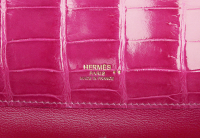 Клатч Hermès Kelly 30 Cut Rose Scheherazade Niloticus
