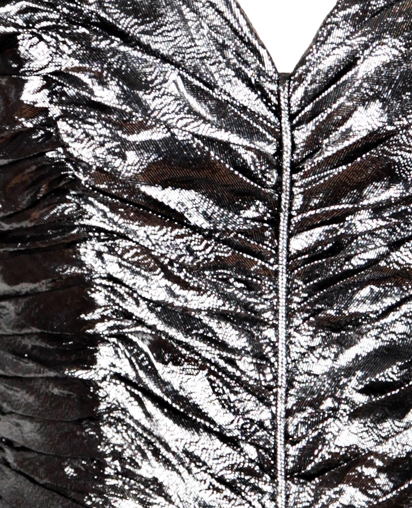 Серебристый корсет Azzaro