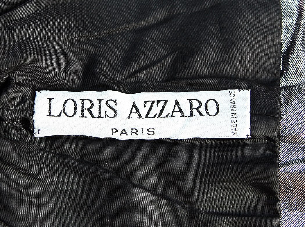 Серебристый корсет Azzaro