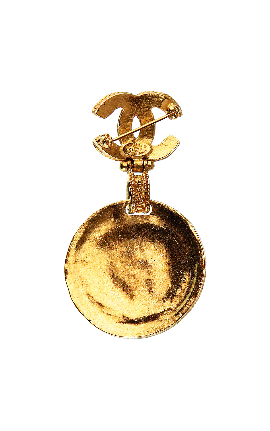 Брошь Chanel с подвеской