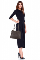 Коричневая сумка Fendi Peekaboo