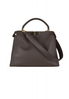 Коричневая сумка Fendi Peekaboo