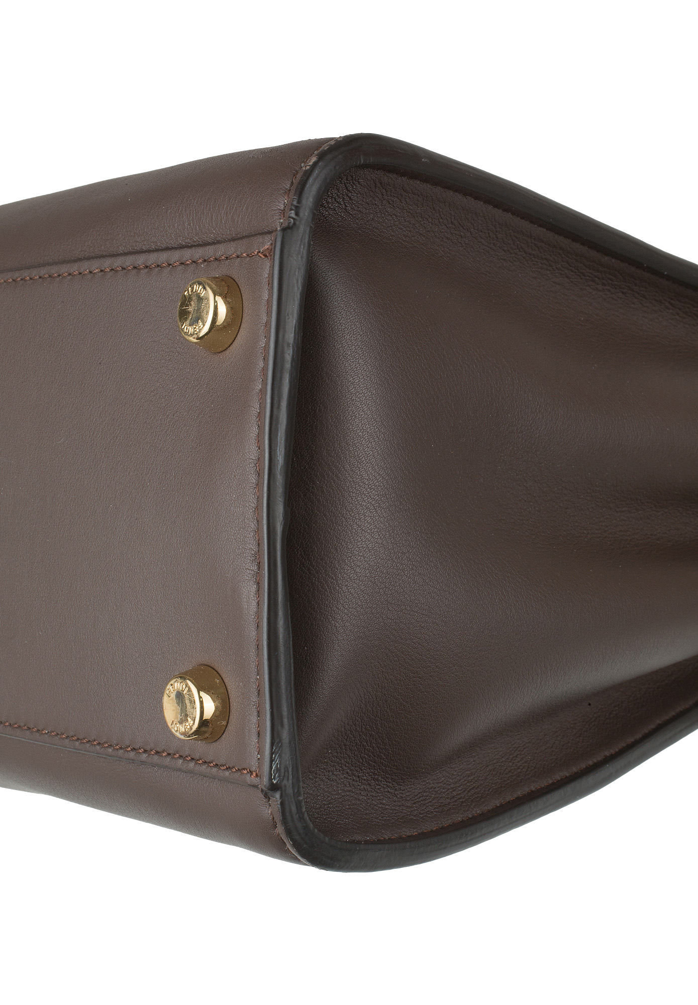 Коричневая сумка Fendi Peekaboo