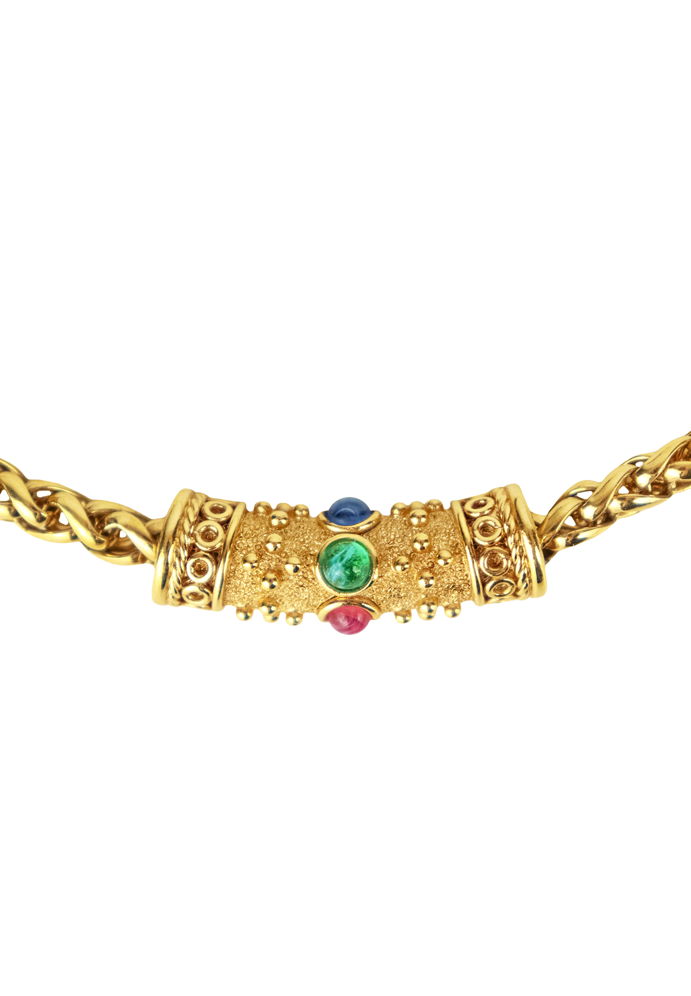 Колье Grossé с подвеской и кабошонами