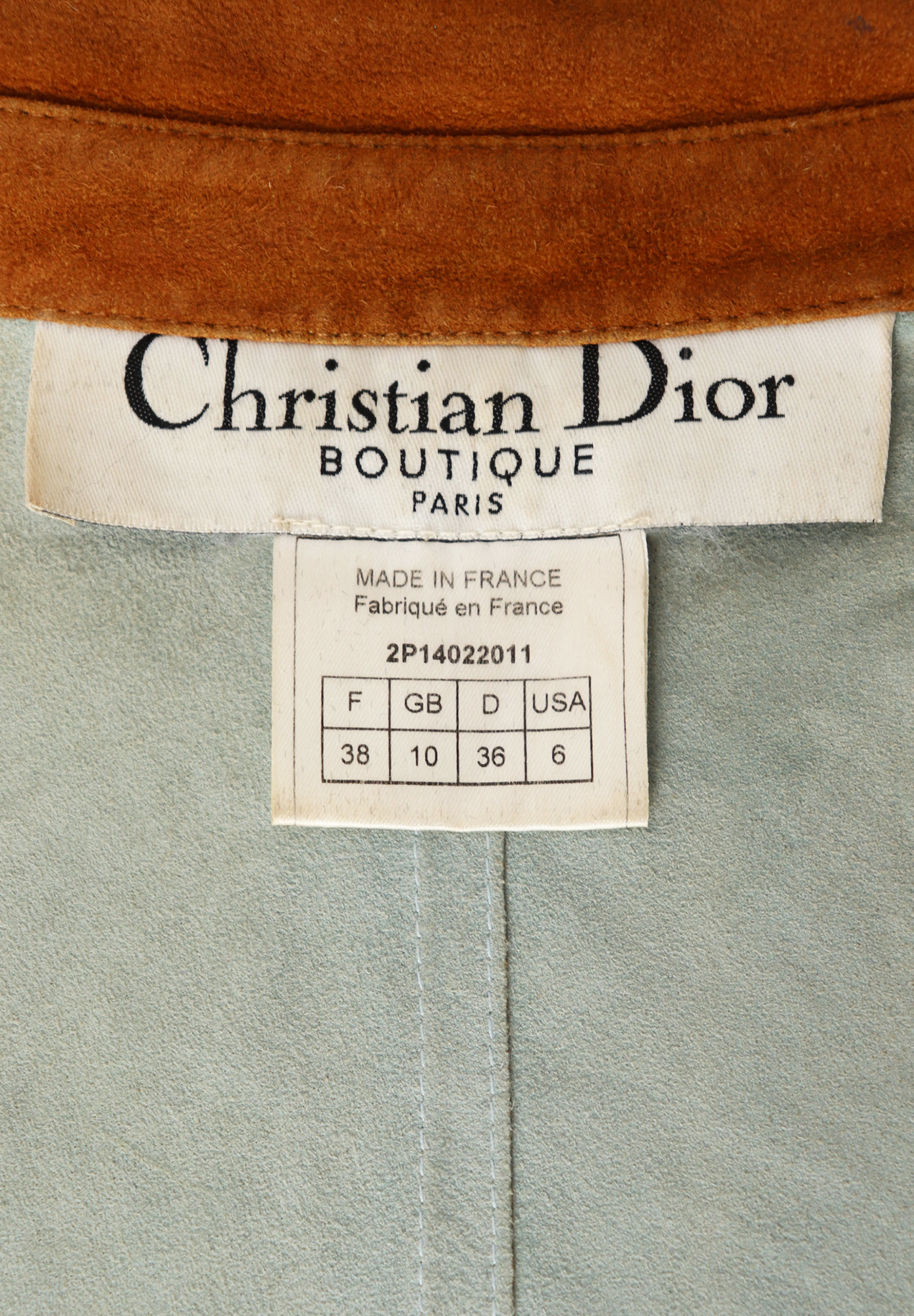 Замшевая рубашка Christian Dior